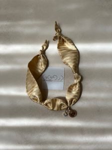 💫گردنبند پارچه‌ای درخشش | JCHK-15660