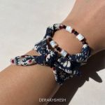 💙دستبند پارچه‌ای درخشش | JCHK-15717