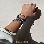 💙دستبند پارچه‌ای درخشش | JCHK-15717