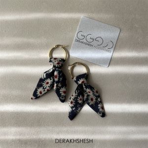 💎گوشواره‌های پارچه‌ای درخشش | JCHK-15718