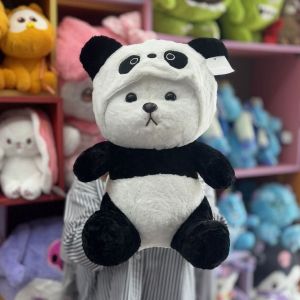 عروسک پتو بالشتی خرس لباس پاندا | JCHK-14948