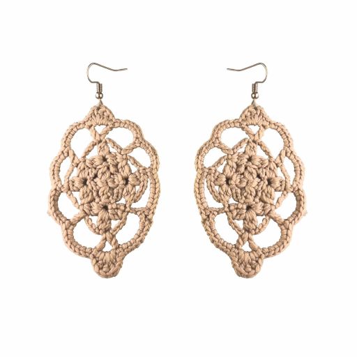 گوشواره دست ساز قلاب بافی - Gosh - 001 | JCHK-14909