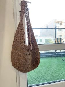 کیف زنانه با نخ رافیا | JCHK-14945