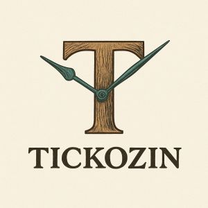 تیکوزین (ساعت دیواری چوب و رزین)