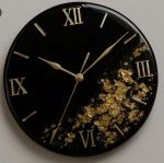 ساعت رزین ورق طلا | JCHK-14968