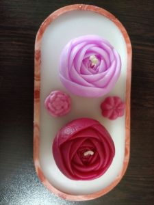 شمع تزئینی برای هدیه | JCHK-14982