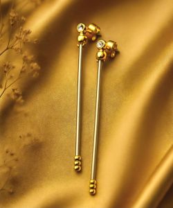 گوشواره میخی تنگستن مدرن مینیمال | JCHK-15002