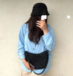 کیف و کلاه رافیا دست بافت | JCHK-15016