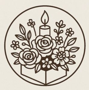 گالری شمع های هنری و فانتزی شمعدونی