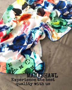 روسری با رنگ های شاد بهاری | JCHK-732