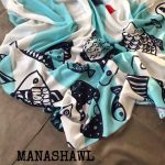 روسری با طرح اقیانوس آرام | JCHK-746