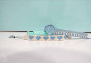 دستبند قلب آبی | JCHK-15096