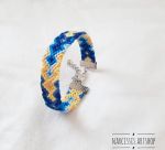 ستدستبند و بندعینک شعله آبی💙 | JCHK-15135