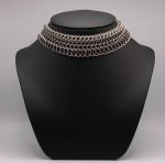 گردنبند چوکر استیل دستساز | JCHK-15142