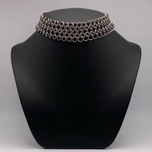 گردنبند چوکر استیل دستساز | JCHK-15143