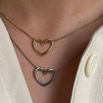 گردنبند پینترسی مدل قلب | JCHK-15226