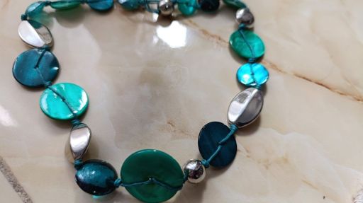 گردنبند صدف مناسب استایل تابستان  | JCHK-15446