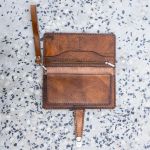 کیف پولی کتی چرم طبیعی | JCHK-15539