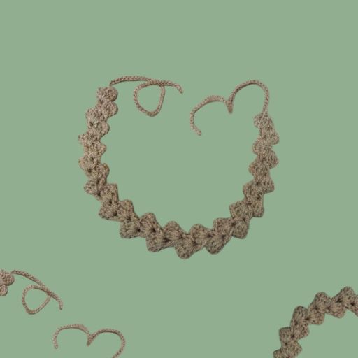 گردنبند قلاب بافی وِستا | JCHK-16197