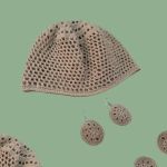 کلاه و گوشواره بافتنی نارا  | JCHK-16285