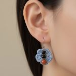 گردنبند و گوشواره بافتنی کِلا | JCHK-16333