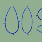 گردنبند منجوق و آویز ستاره دریایی | JCHK-16364