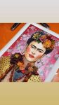 تابلو نقاشی و کلاژ فریدا کالو | JCHK-15766