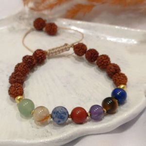 دستبند سنگ هفت چاکرا  | JCHK-15799