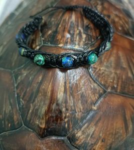 دستبند سنگ آزوریت | JCHK-15853