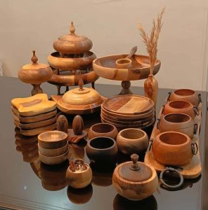 ظرف پذیرایی چوبی | JCHK-15854