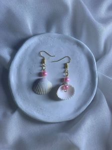 گوشواره مروارید صورتی  | JCHK-15907