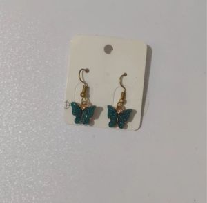 گوشواره پروانه سبز شاین | JCHK-15915