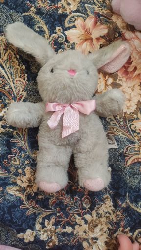 عروسک خرگوش طوسی | JCHK-16305