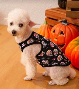 رکابی اسکلت هالوینی (Halloween Skeleton Tank) | JCHK-16032