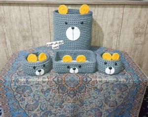 ست سیسمونی تریکو بافی  | JCHK-16021