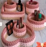 ست نظم دهنده ارایشی تریکو بافی  | JCHK-16022