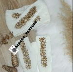 هد و دستکش بافت دخترونه | JCHK-3098