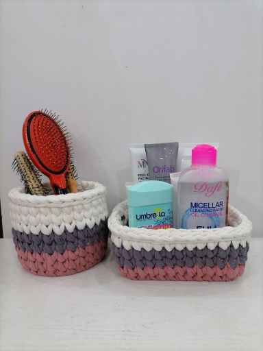 سبد قلاب بافی تریکو ست دو عددی | JCHK-16078