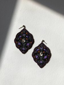 گوشواره دست‌دوز  | JCHK-16128