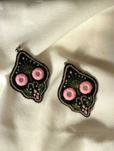 گوشواره دست‌دوز | JCHK-16133