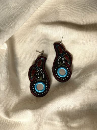 گوشواره دست‌دوز | JCHK-16135