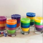 شمع شات رنگي | JCHK-3345