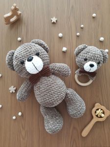 ست سیسمونی تدی مخملی | JCHK-16346