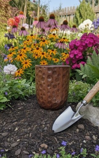 گلدان و گلجا سنگ مصنوعی | JCHK-16382