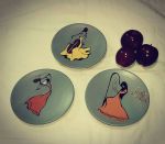 بشقاب های طرح مینیمال پاییزی| JCHK-2112