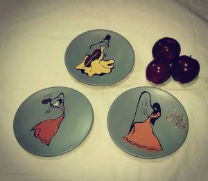 بشقاب های طرح مینیمال پاییزی| JCHK-2112