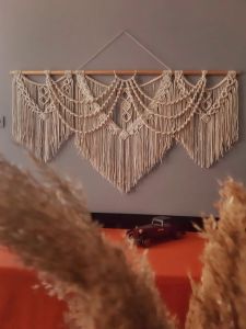 دیوار کوب مکرومه | JCHK-16432