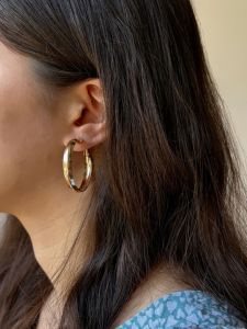 گوشواره حلقه ای براق | JCHK-16459