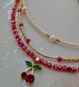 گردنبند گیلاسی  | JCHK-16529