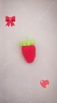 جاکلیدی توت‌فرنگی دست‌بافت 🍓 | JCHK-16642